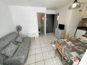 Charmant T2 en Pinède avec parking, véranda et terrasse, à 900m de la plage, idéal pour 4 personnes - FR-1-607-41